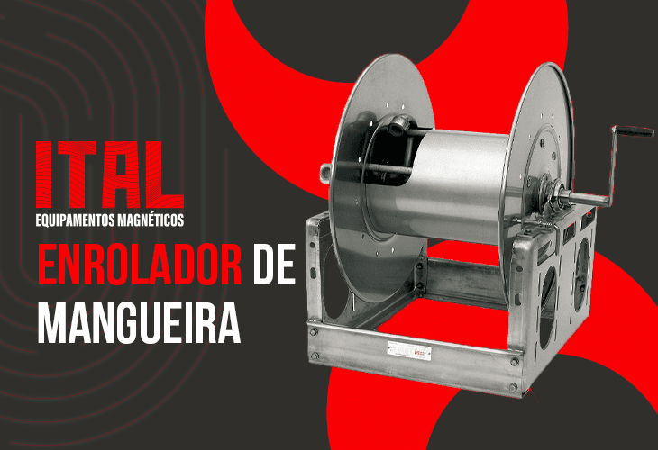 Enrolador de Mangueira: organização, segurança e durabilidade no uso industrial.